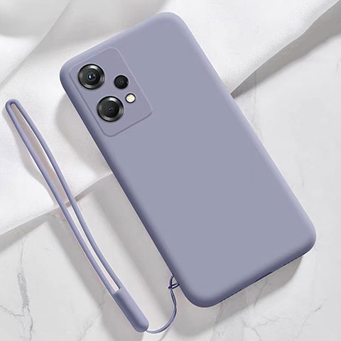 Funda Silicona Ultrafina Goma 360 Grados Carcasa para Oppo K10X 5G Gris Lavanda