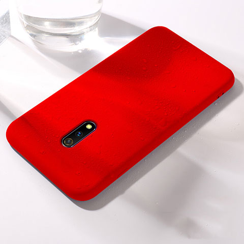 Funda Silicona Ultrafina Goma 360 Grados Carcasa para Oppo K3 Rojo