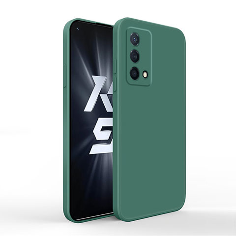 Funda Silicona Ultrafina Goma 360 Grados Carcasa para Oppo K9 5G Verde Noche