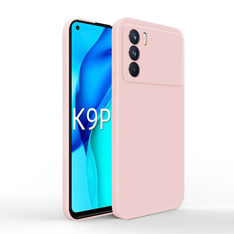 Funda Silicona Ultrafina Goma 360 Grados Carcasa para Oppo K9 Pro 5G Rosa