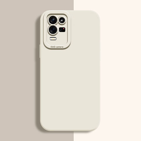 Funda Silicona Ultrafina Goma 360 Grados Carcasa para Oppo K9X 5G Blanco