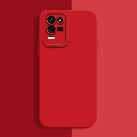 Funda Silicona Ultrafina Goma 360 Grados Carcasa para Oppo K9X 5G Rojo