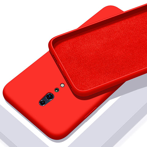 Funda Silicona Ultrafina Goma 360 Grados Carcasa para Oppo Reno Z Rojo