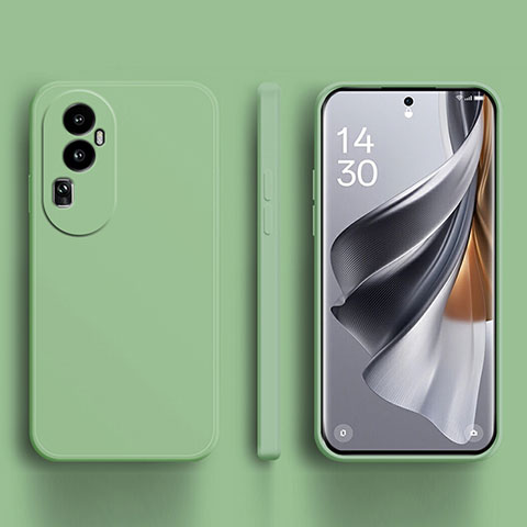 Funda Silicona Ultrafina Goma 360 Grados Carcasa para Oppo Reno10 Pro+ Plus 5G Menta Verde