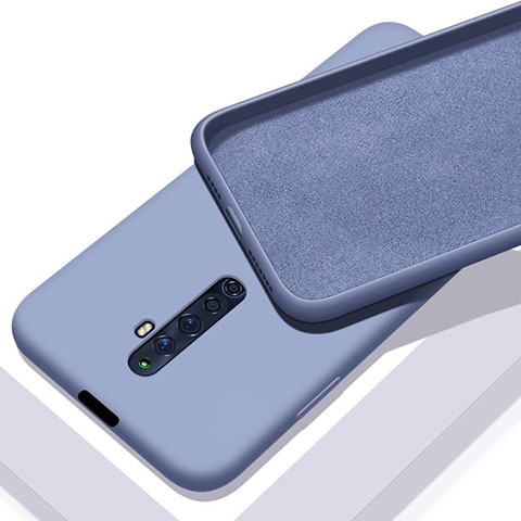 Funda Silicona Ultrafina Goma 360 Grados Carcasa para Oppo Reno2 Z Gris