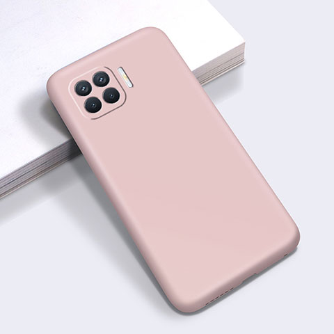 Funda Silicona Ultrafina Goma 360 Grados Carcasa para Oppo Reno4 F Rosa