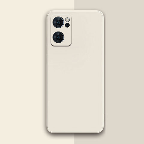 Funda Silicona Ultrafina Goma 360 Grados Carcasa para Oppo Reno7 Pro 5G Blanco