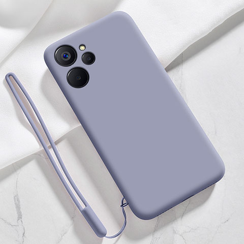 Funda Silicona Ultrafina Goma 360 Grados Carcasa para Realme 10 5G Gris Lavanda