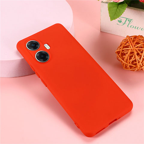 Funda Silicona Ultrafina Goma 360 Grados Carcasa para Realme 10 Pro+ Plus 5G Rojo