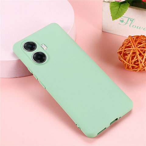 Funda Silicona Ultrafina Goma 360 Grados Carcasa para Realme 10 Pro+ Plus 5G Verde