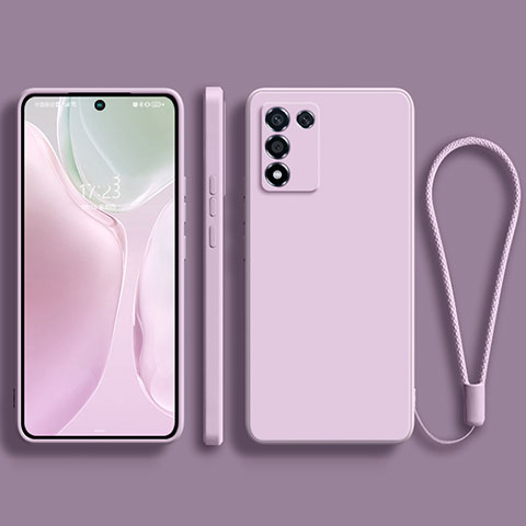 Funda Silicona Ultrafina Goma 360 Grados Carcasa para Realme 9 SE 5G Purpura Claro