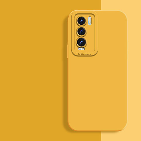 Funda Silicona Ultrafina Goma 360 Grados Carcasa para Realme GT Master Explorer 5G Amarillo