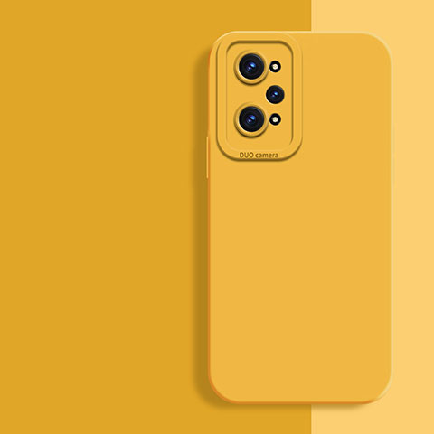 Funda Silicona Ultrafina Goma 360 Grados Carcasa para Realme GT Neo2 5G Amarillo