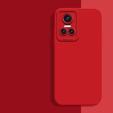 Funda Silicona Ultrafina Goma 360 Grados Carcasa para Realme GT Neo3 5G Rojo