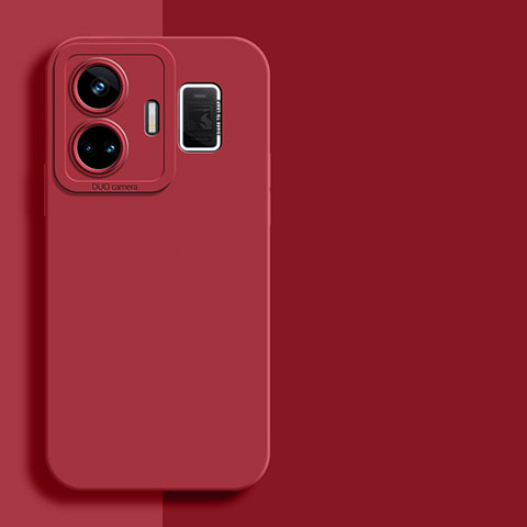 Funda Silicona Ultrafina Goma 360 Grados Carcasa para Realme GT Neo6 5G Rojo