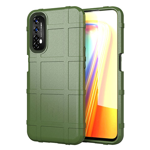 Funda Silicona Ultrafina Goma 360 Grados Carcasa para Realme Narzo 20 Pro Ejercito Verde