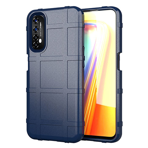 Funda Silicona Ultrafina Goma 360 Grados Carcasa para Realme Narzo 30 4G Azul