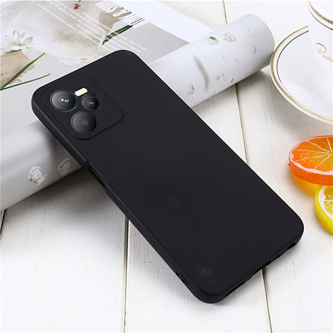 Funda Silicona Ultrafina Goma 360 Grados Carcasa para Realme Narzo 50A Prime Negro