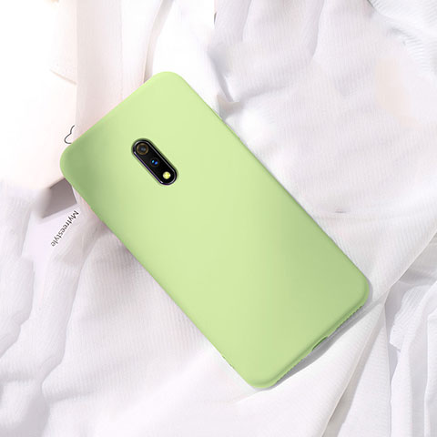 Funda Silicona Ultrafina Goma 360 Grados Carcasa para Realme X Verde