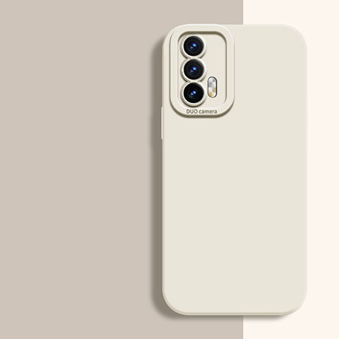 Funda Silicona Ultrafina Goma 360 Grados Carcasa para Realme X7 Max 5G Blanco