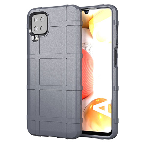 Funda Silicona Ultrafina Goma 360 Grados Carcasa para Samsung Galaxy A12 5G Gris