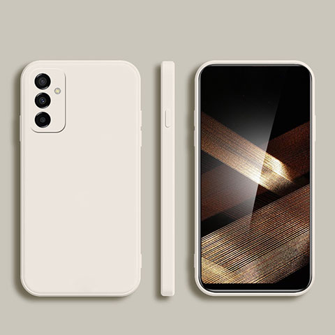 Funda Silicona Ultrafina Goma 360 Grados Carcasa para Samsung Galaxy A15 4G Blanco