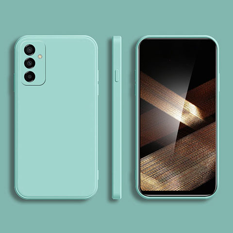 Funda Silicona Ultrafina Goma 360 Grados Carcasa para Samsung Galaxy A15 4G Cian