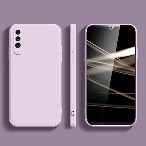 Funda Silicona Ultrafina Goma 360 Grados Carcasa para Samsung Galaxy A50S Purpura Claro