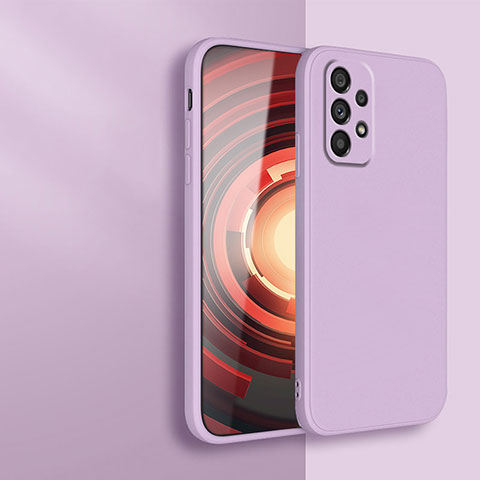 Funda Silicona Ultrafina Goma 360 Grados Carcasa para Samsung Galaxy A53 5G Purpura Claro