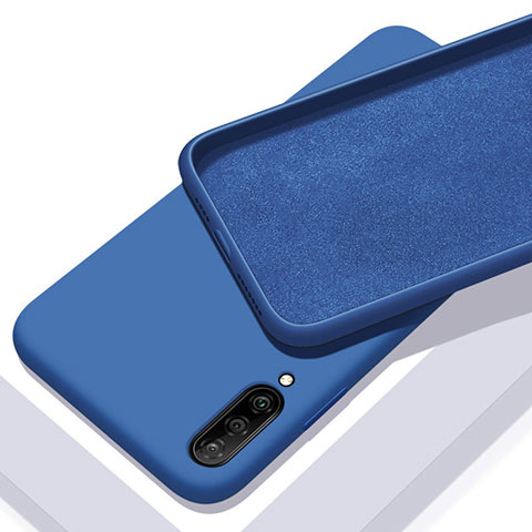 Funda Silicona Ultrafina Goma 360 Grados Carcasa para Samsung Galaxy A70 Azul