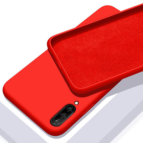 Funda Silicona Ultrafina Goma 360 Grados Carcasa para Samsung Galaxy A70 Rojo