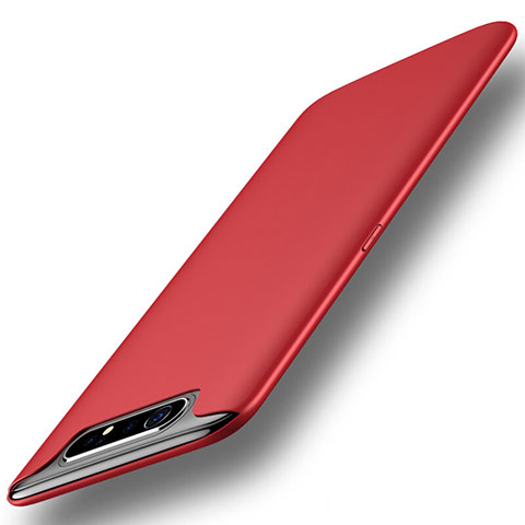 Funda Silicona Ultrafina Goma 360 Grados Carcasa para Samsung Galaxy A80 Rojo