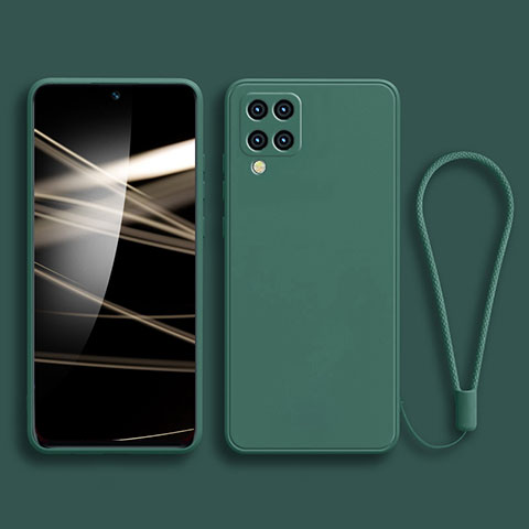 Funda Silicona Ultrafina Goma 360 Grados Carcasa para Samsung Galaxy F62 5G Verde Noche