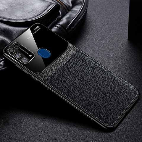 Funda Silicona Ultrafina Goma 360 Grados Carcasa para Samsung Galaxy M21s Negro