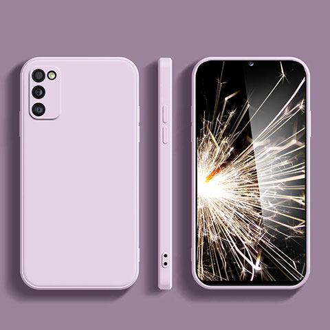 Funda Silicona Ultrafina Goma 360 Grados Carcasa para Samsung Galaxy M52 5G Purpura Claro