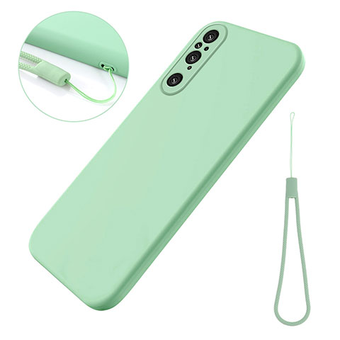 Funda Silicona Ultrafina Goma 360 Grados Carcasa para Sony Xperia 1 V Verde