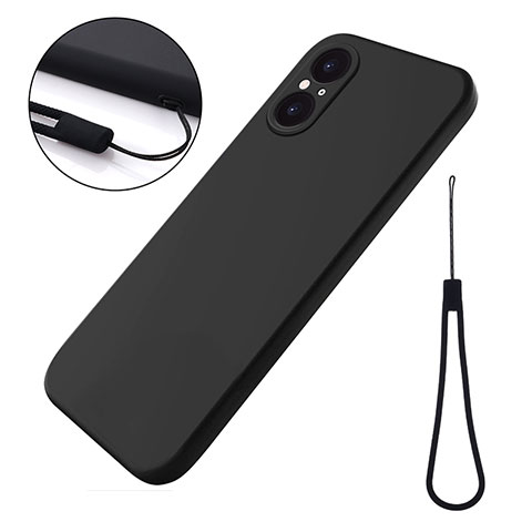 Funda Silicona Ultrafina Goma 360 Grados Carcasa para Sony Xperia 5 V Negro