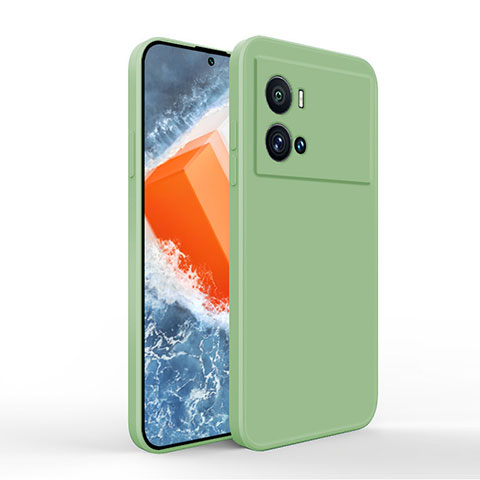 Funda Silicona Ultrafina Goma 360 Grados Carcasa para Vivo iQOO 9 5G Verde