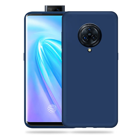 Funda Silicona Ultrafina Goma 360 Grados Carcasa para Vivo Nex 3 Azul