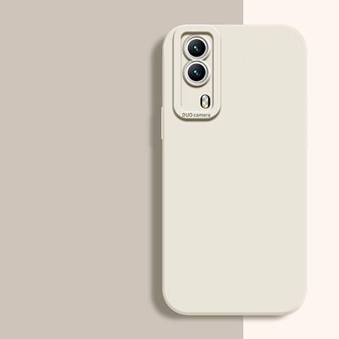 Funda Silicona Ultrafina Goma 360 Grados Carcasa para Vivo T1x 5G Blanco