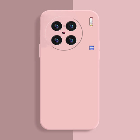 Funda Silicona Ultrafina Goma 360 Grados Carcasa para Vivo X90 Pro+ Plus 5G Rosa