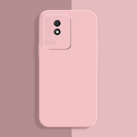 Funda Silicona Ultrafina Goma 360 Grados Carcasa para Vivo Y02A Rosa