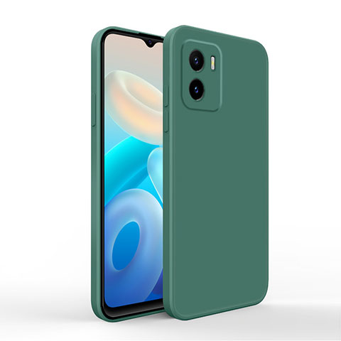 Funda Silicona Ultrafina Goma 360 Grados Carcasa para Vivo Y10 t1 Verde Noche