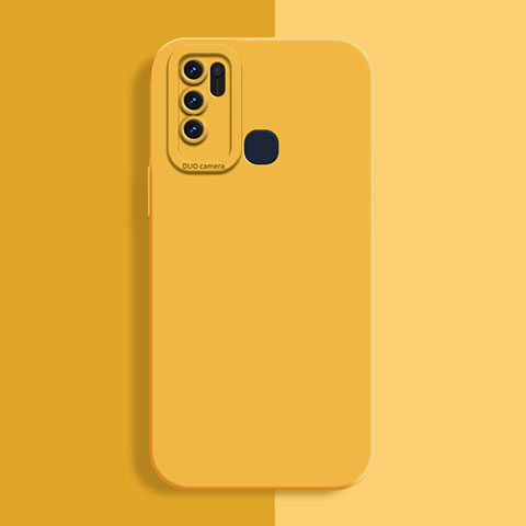 Funda Silicona Ultrafina Goma 360 Grados Carcasa para Vivo Y50 Amarillo