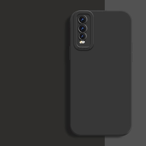 Funda Silicona Ultrafina Goma 360 Grados Carcasa para Vivo Y70t 5G Negro