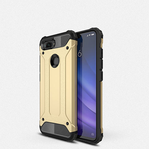 Funda Silicona Ultrafina Goma 360 Grados Carcasa para Xiaomi Mi 8 Lite Oro