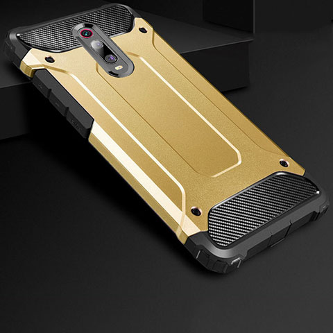 Funda Silicona Ultrafina Goma 360 Grados Carcasa para Xiaomi Mi 9T Oro