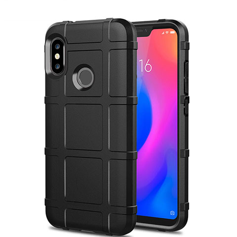 Funda Silicona Ultrafina Goma 360 Grados Carcasa para Xiaomi Mi A2 Lite Negro