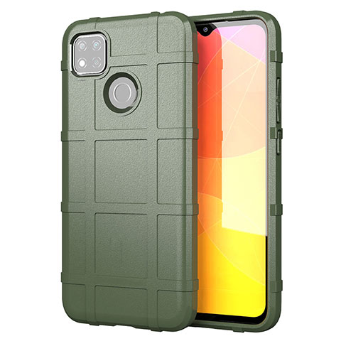 Funda Silicona Ultrafina Goma 360 Grados Carcasa para Xiaomi POCO C3 Ejercito Verde