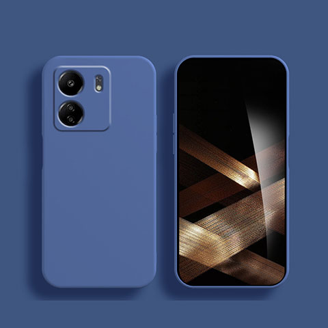 Funda Silicona Ultrafina Goma 360 Grados Carcasa para Xiaomi Poco C65 Azul